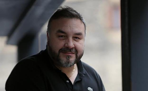 Pedro Caramés, durante la entrevista. 