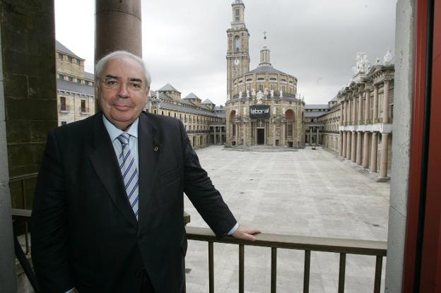 Vicente Álvarez Areces, en una imagen tomada en la Laboral en julio de 2007. 