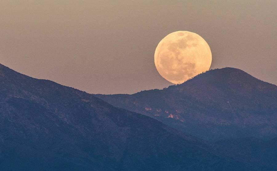 El eclipse lunar en México