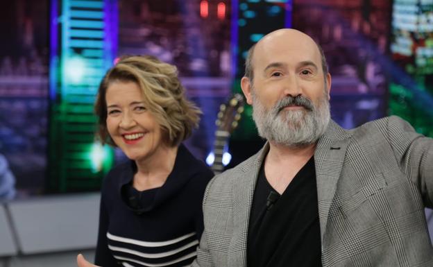 Javier Cámara y María Pujalte visitan 'El Hormiguero'. 