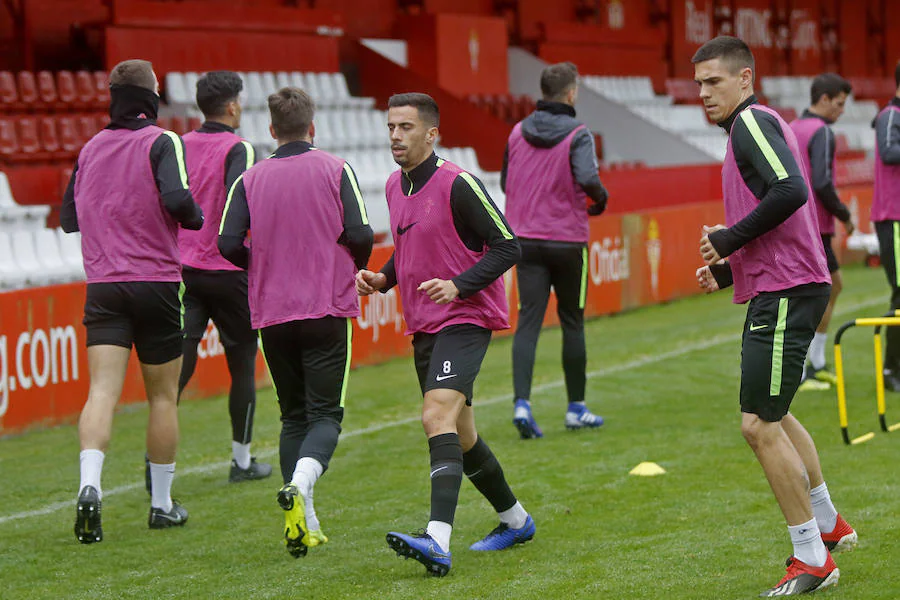 Fotos: Entrenamiento del Sporting 24-01-2019