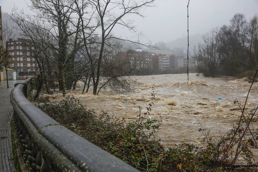 La crecida del río paralizó la central térmica de Lada y mantiene a una gran preocupación entre los vecinos de las Cuencas.