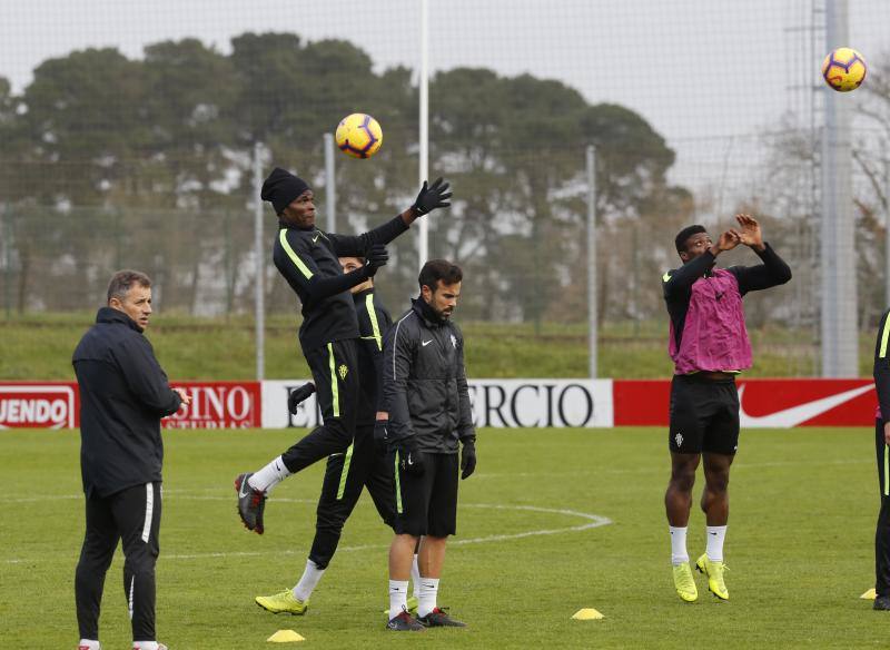 Fotos: Entrenamiento del Sporting (28/01/19)