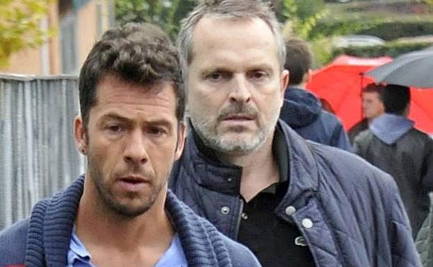 Nacho Palau y Miguel Bosé, en una de las pocas imágenes en las que aparecen juntos.