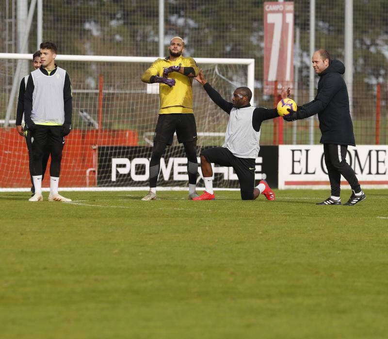 Fotos: Entrenamiento del Sporting (30/01/2019)