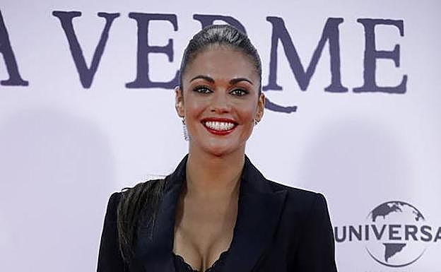 Lara Álvarez, con su profesor de baile