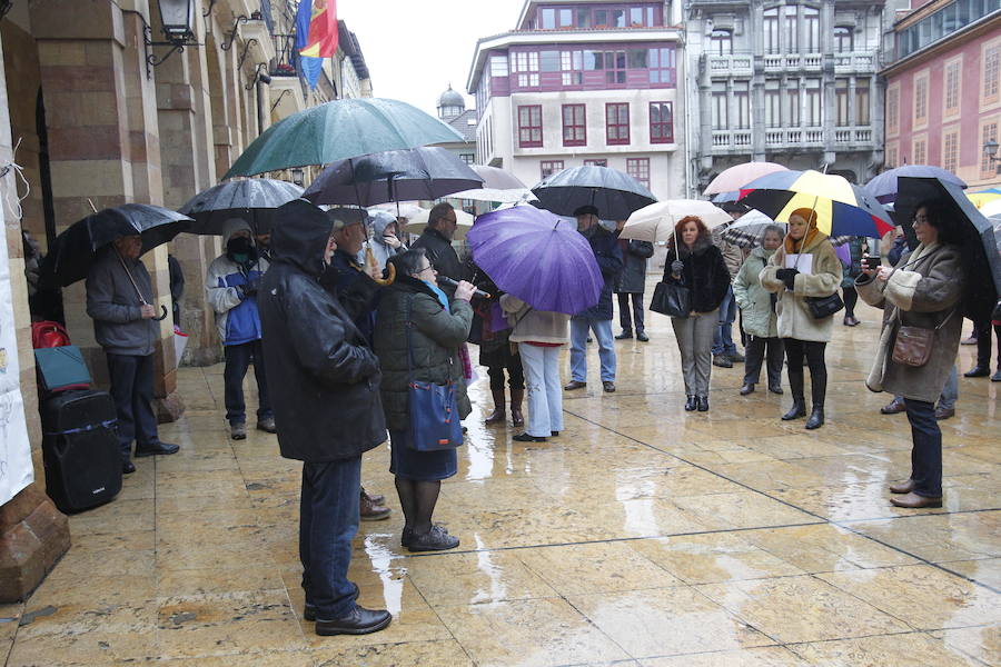 Las principales concentraciones han tenido lugar en Oviedo, Gijón y Avilés. 