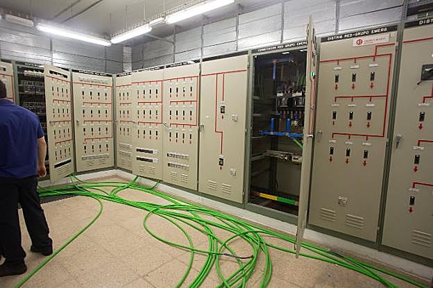 El equipo donde se encontraba el conmutador averiado. 