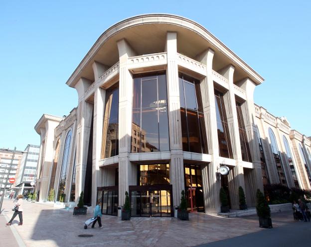 La entrada principal del Auditorio Príncipe Felipe. 