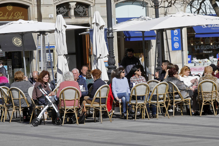 Las temperaturas estos días en El Principado hacen disfrutar de días primaverales