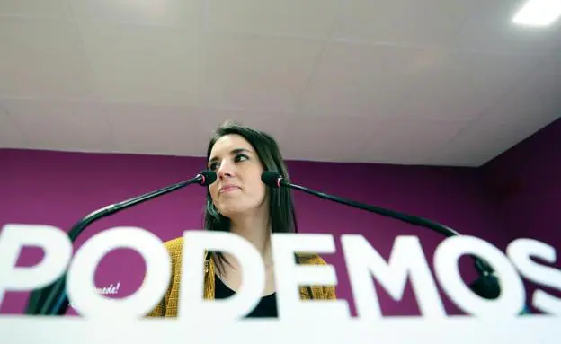 La número dos de Podemos, Irene Montero.