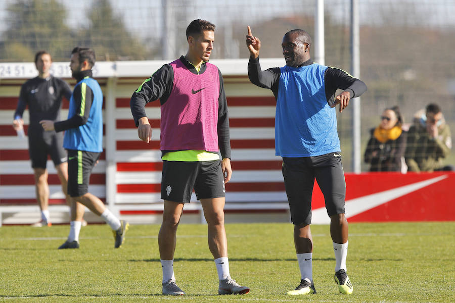 Fotos: Entrenamiento del Sporting (21/02/2019)