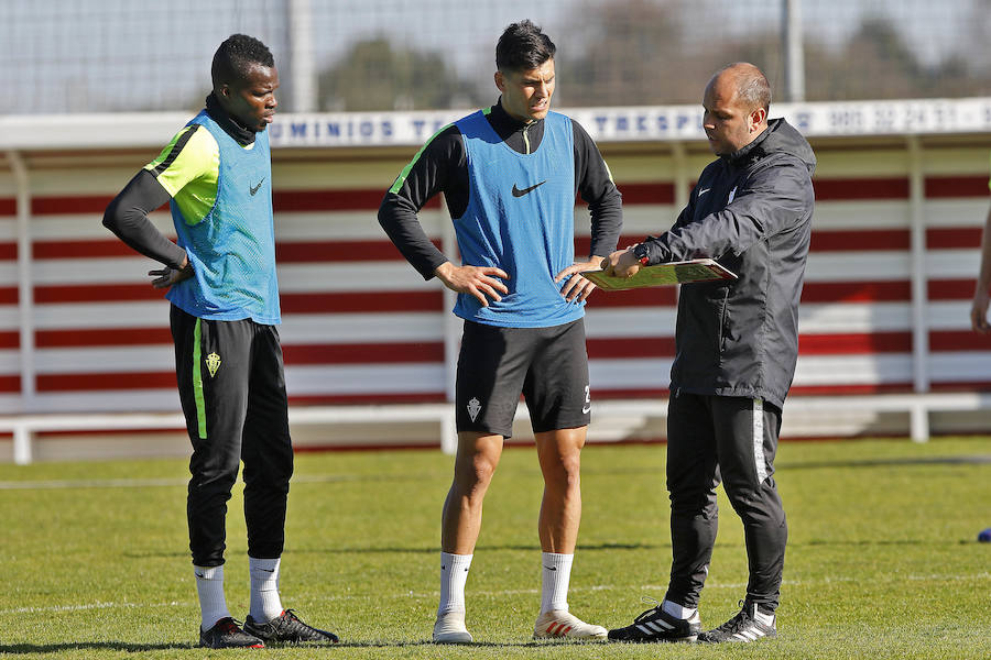 Fotos: Entrenamiento del Sporting (21/02/2019)