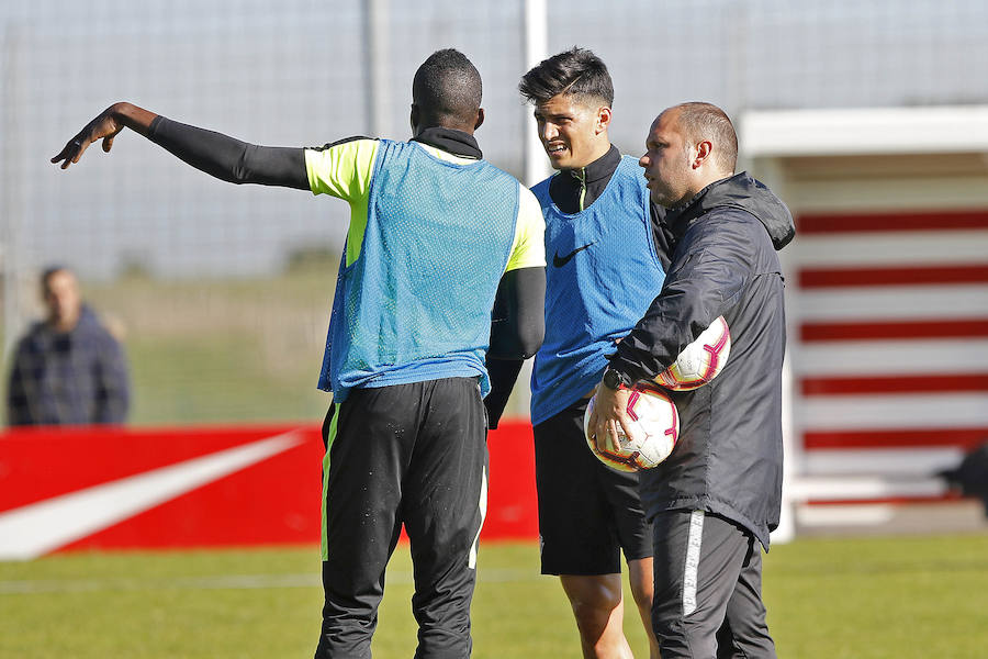 Fotos: Entrenamiento del Sporting (21/02/2019)