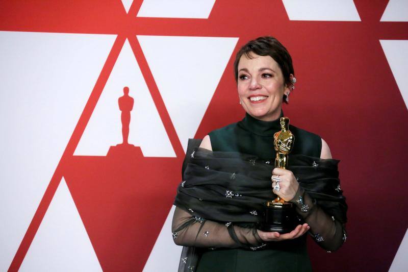 Los premiados posan con sus estatuillas después de una noche de grandes emociones en la gala de los Premios Oscar 2019