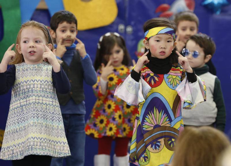 Fotos: Fiesta de disfraces entre los escolares gijoneses