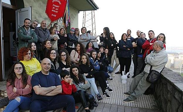 Los charangueros de Perdíos de los Nervios al completo en sus últimos días de ensayos. 