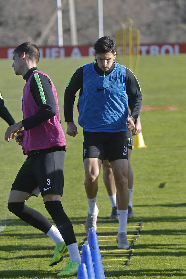 Fotos: Entrenamiento del Sporting (02/03/19)