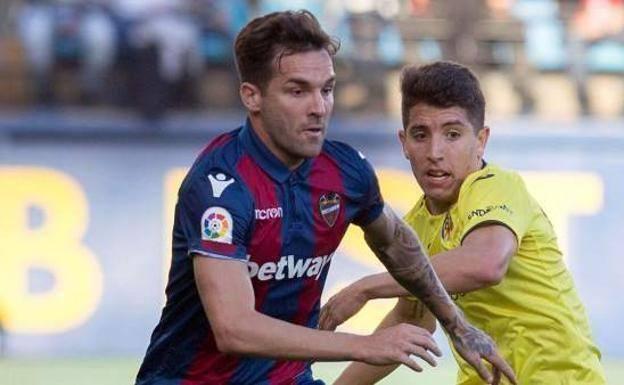 El jugador del Levante Toño García. 