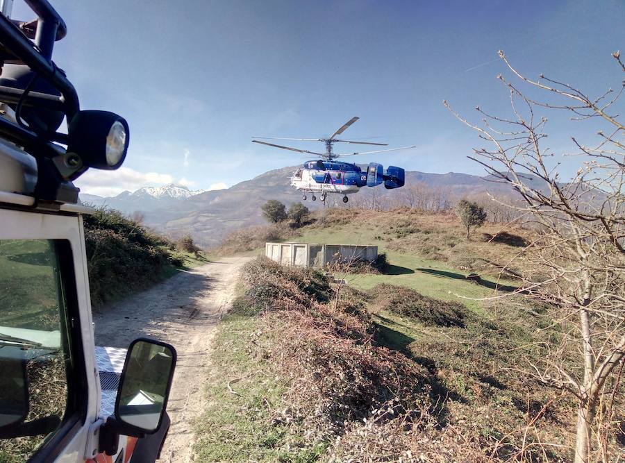 Controlados los cuatro incendios declarados en las cuencas mineras