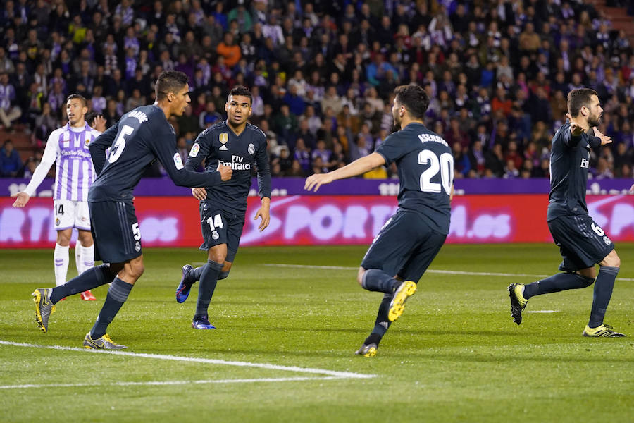 Las mejores imágenes del Real Valladolid-Real Madrid, de la 27ª jornada de Liga. 