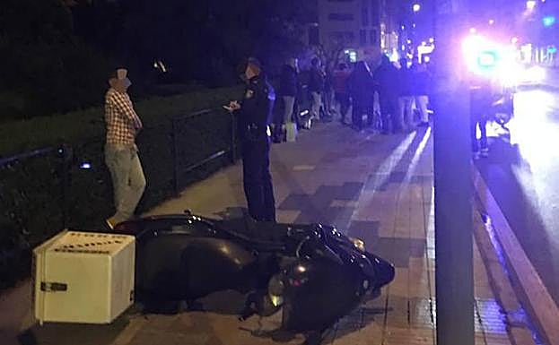 Detenido un conductor que cuadriplicaba la tasa de alcohol tras arrollar a un motorista