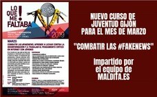 Taller «Combatir las #fakenews» con Juventud Gijón
