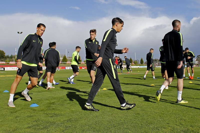 Fotos: Entrenamiento del Sporting (13/03/2019)