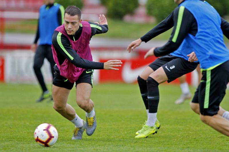 Fotos: Entrenamiento del Sporting (13/03/2019)