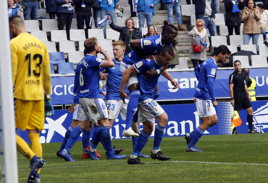 El conjunto azul suma tres importantes puntos en casa tras la derrota la pasada jornada ante el Mallorca