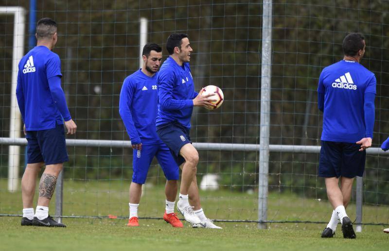 Fotos: Entrenamiento del Real Oviedo (18/03/2019)