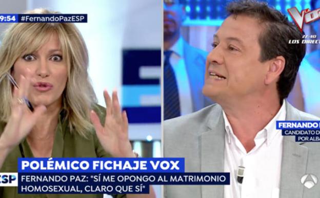 El choque de Susanna Griso con un candidato de Vox: «¡Es una barbaridad!»