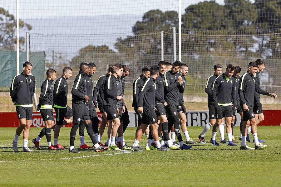 Fotos: Entrenamiento del Sporting (20/03/2019)