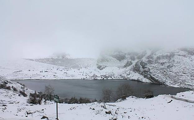 Vídeo: la preciosa estampa de Los Lagos bajo la nieve