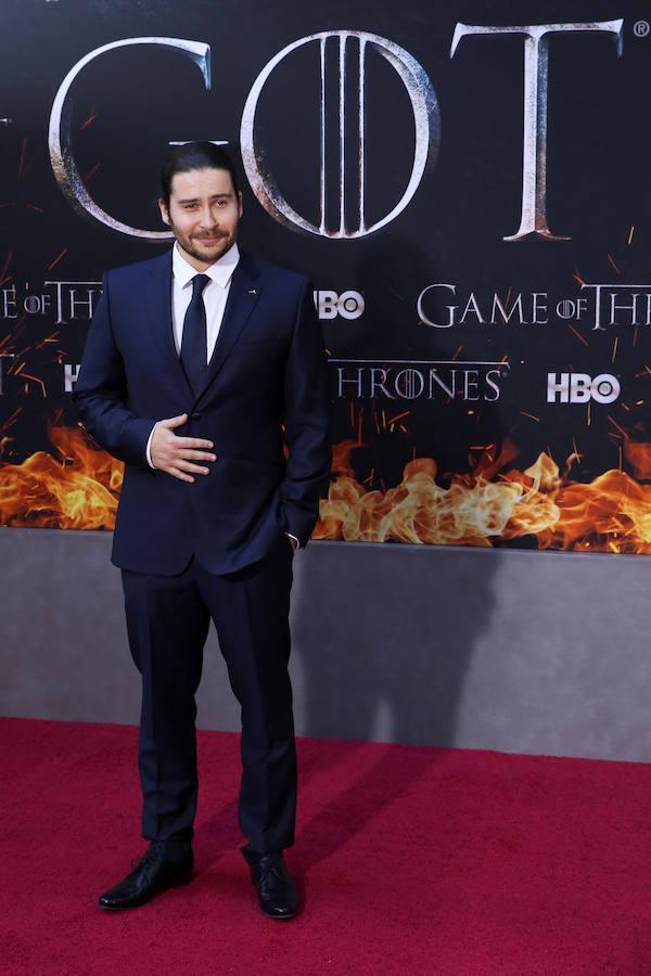 Los actores y otras presonalidades posan en la premiere de la temporada número 8 en el Radio City Music Hall de Nueva York