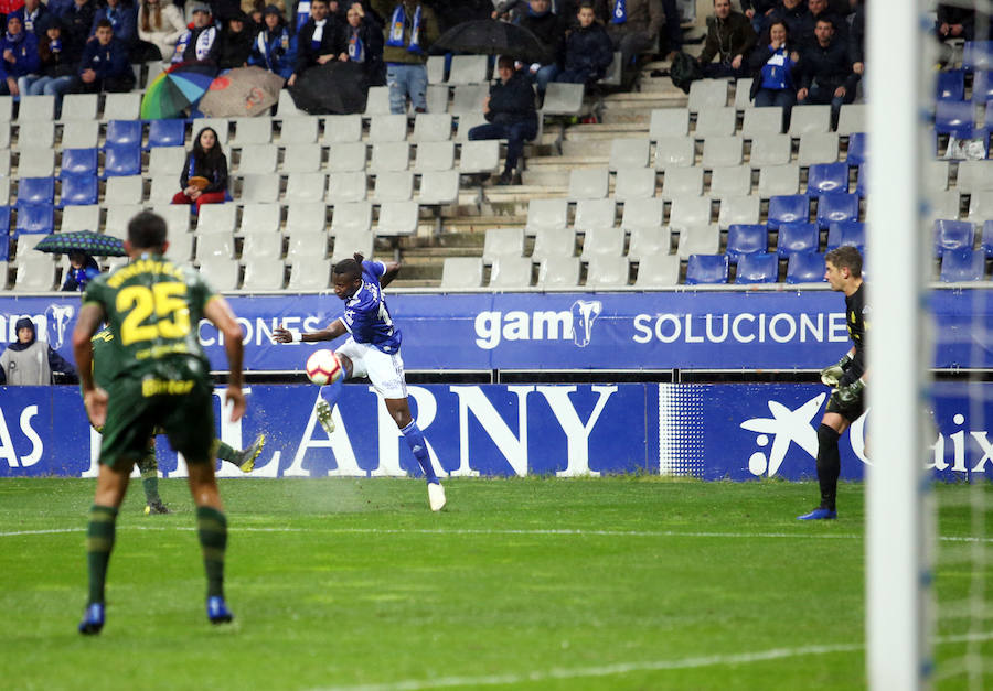 Estos son los momentos que ha dejado en encuentro entre el conjunto azul y Las Palmas ante el Carlos Tartiere.