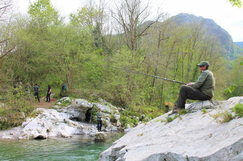 No hubo suerte en el río del Oriente asturiano.