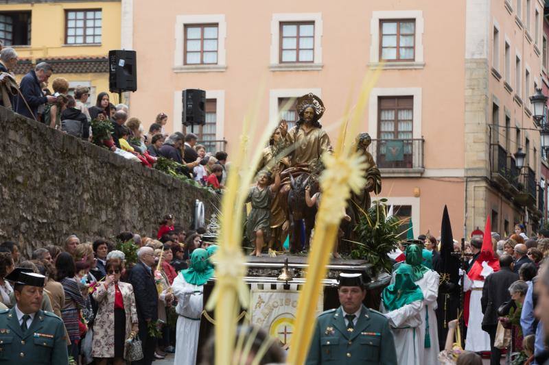 La Borriquilla, en Avilés. 