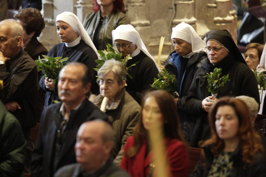 Bendición de los ramos en la Catedral de Oviedo.