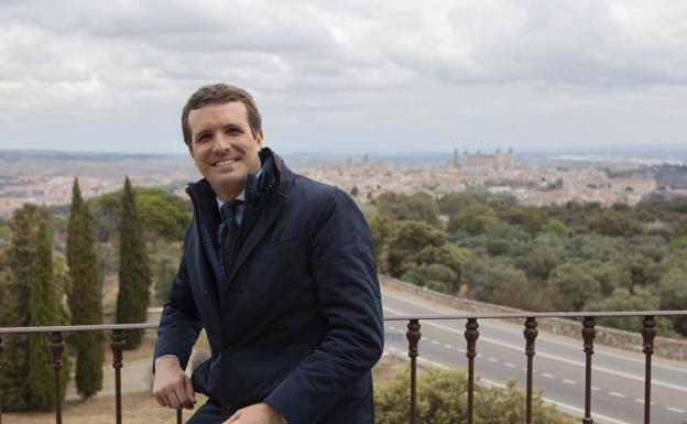 Pablo Casado, en Toledo. 