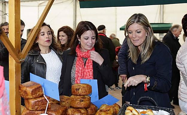 Adriana Lastra pasó la jornada de reflexión en Ribadesella.