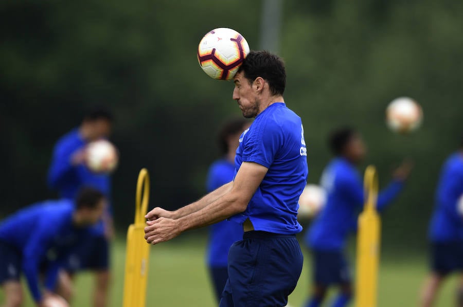 Los azules preparan su próximo encuentro ante el Granada