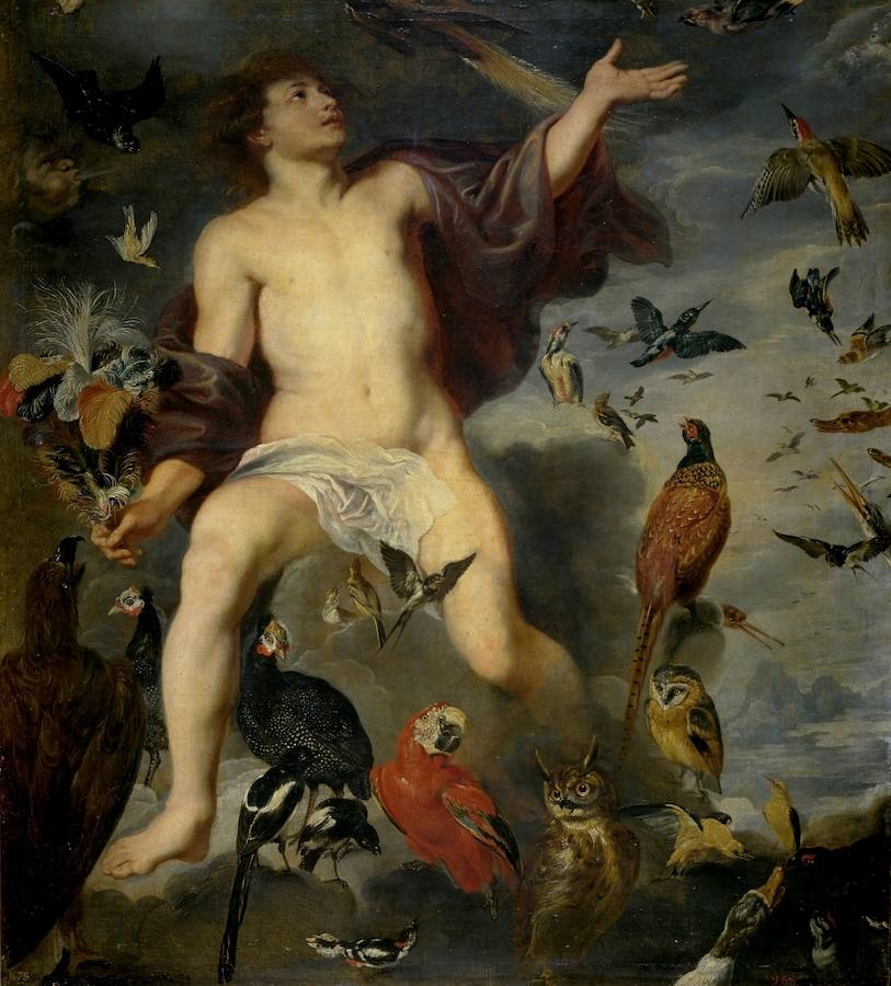 ‘Eolo’, óleo de Rubens de principios del siglo XVII, que se encuentra en depósito en el Museo de Bellas Artes.