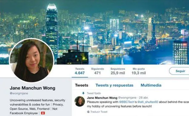 A través de su cuenta en Twitter, Wong trata de adelantarse a las primicias de las grandes compañías tecnológicas.