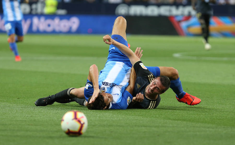Fotos: Las imágenes del partido entre el Málaga - Real Oviedo