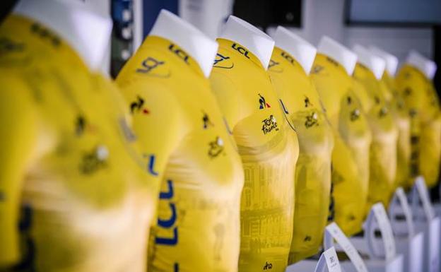 Maillots amarillos para la edición 2019 del Tour.