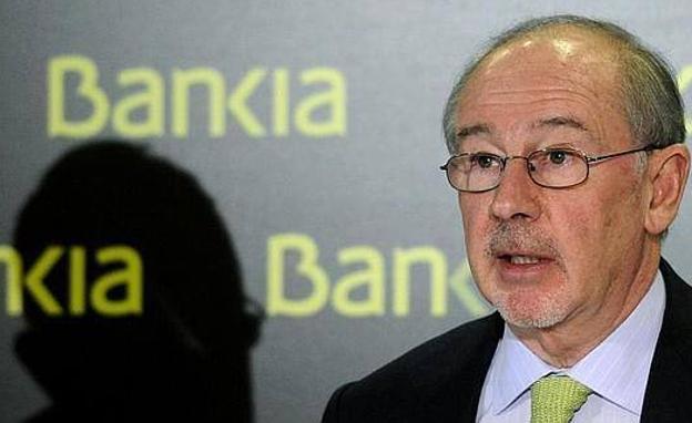 Rato se sentará en el banquillo por la publicidad de Bankia