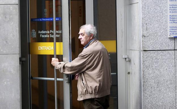 José Luis Iglesias Riopedre, en los Juzgados, durante una de las comparecencias del juicio. 