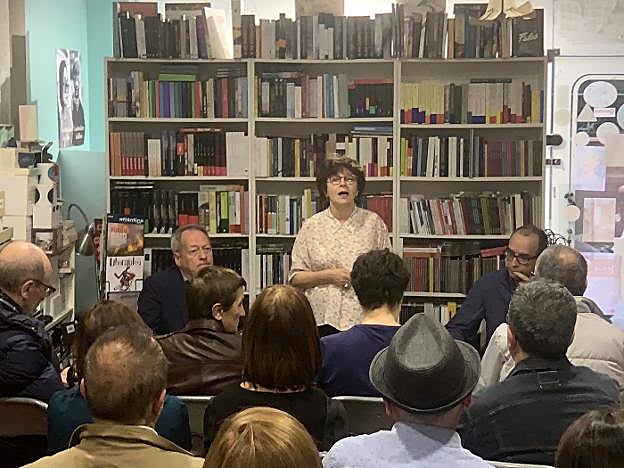 Aurelio Martín y Ana Castaño, en La Buena Letra. :: E. C.