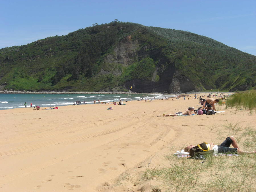 Playa de Rodiles, en Villaviciosa